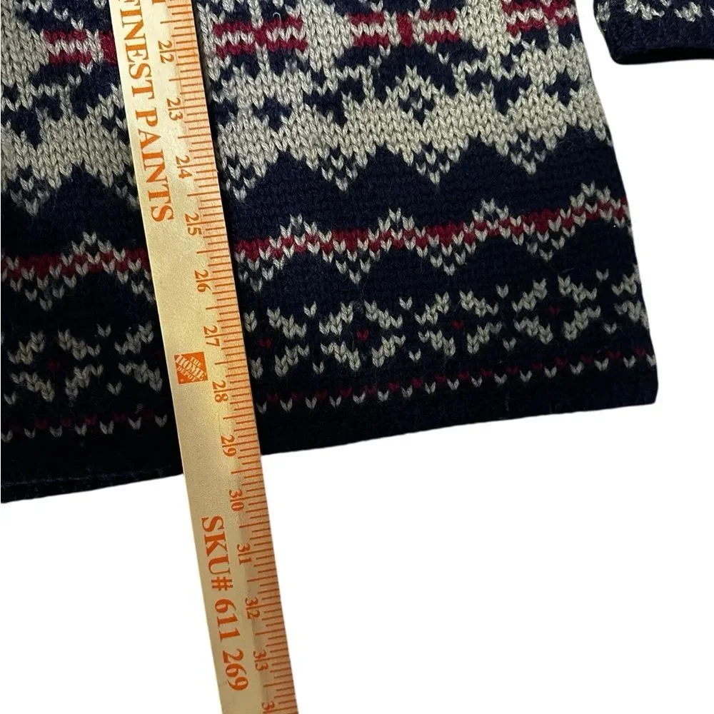 Vintage Abercrombie & Fitch Wool Fair Isle Nordic Sweater Men’s M